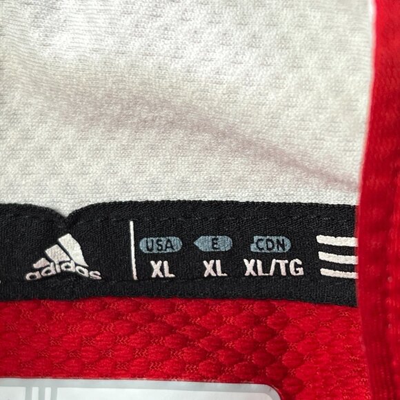 Adidas Nebraska Cornhuskers 1/4 Zip Pullover Lightweight Jacket Sweatshirt Mens - Picture 4 of 10